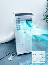10000 BTU Portable Air Conditioner – High Power 3-in-1 AC, Dehumidifier & Fan
