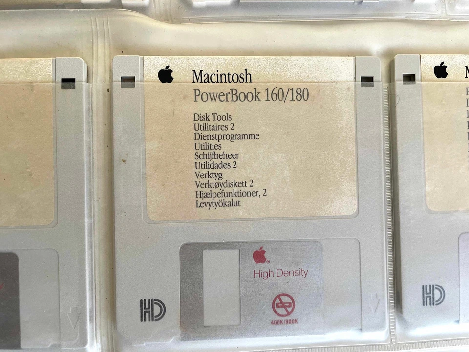 alte Disketten Vintage Apple Macintosh ungetest. Konvolut 160 180 Power Book - Bild 3 von 4