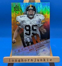 2004 Reflections /1150 Nate Kaeding RC rookie card CLEAN FOIL Chargers Iowa. rookie card picture