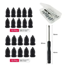 Car Tubeless Vacuum Tyre Puncture Repair Kit Screw Nails Tire Patch Plug Fix New