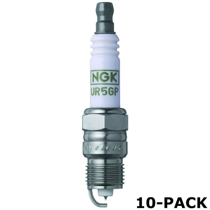 NGK Spark Plug 3547 10-PACK G-Power UR5GP 14mm Copper Core Platinum, HR 5