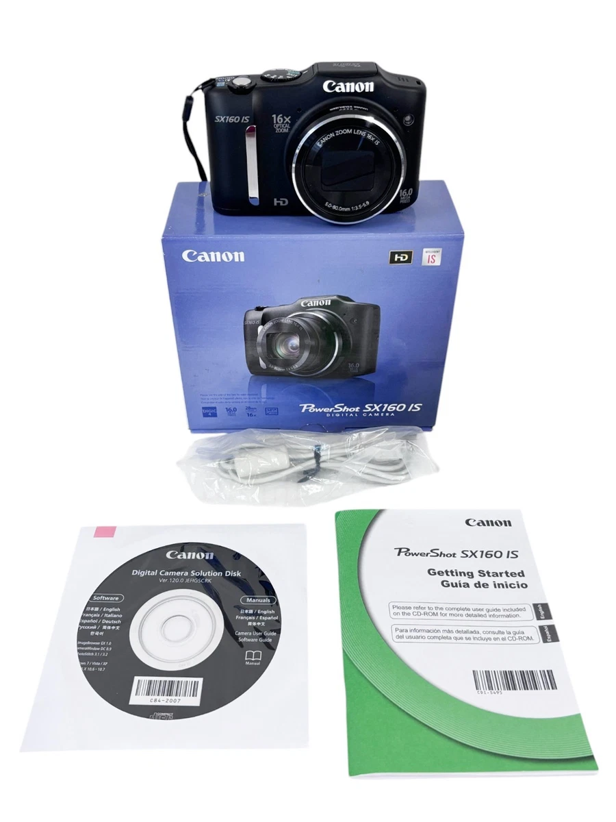 Canon PowerShot SX160 IS Image Stabilization Digital Cameras for