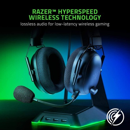 Razer BlackShark V2 Pro 2020 Gaming Headset Wireless RF Virtual 7.1 PC Black - Photo 3/3