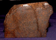 Scheibe Stein-Meteorit NWA 6624, Heilstein, 53x38x6mm 31,5g