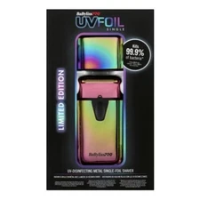 BaBylissPRO UVFOIL Iridescent UV-Disinfecting l Single-Foil Shaver | FXLFS1RB