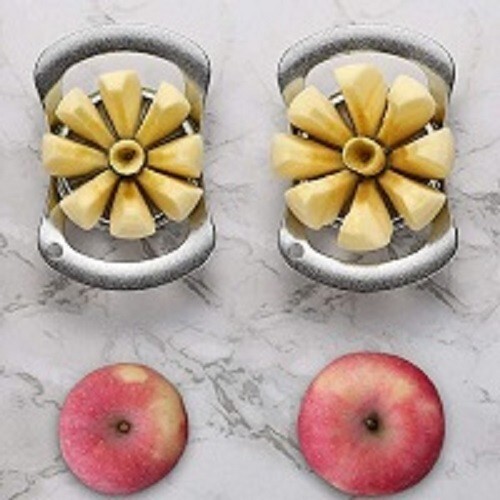 Apple Slicer Cutter, Pitter, Corer and Divider 8-Blade 304 Stainless Steel Fruit - Picture 4 of 24