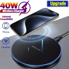 40W Wireless Charger Fast Charging Pad For Google Pixel 8 7 6 Pro 8A 7A 5 4 XL