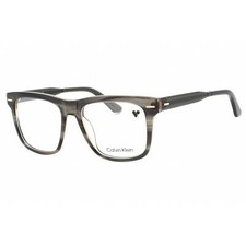 Calvin Klein Men's Eyeglasses Striped Grey Plastic Full Rim Frame CK22538 023