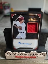 2023 Panini Chronicles - Studio Black Material Signatures Gold #SBM-BHS Brady...