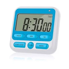 Upgraded Digital Kitchen Timer On/off Switch 12/24 Hour Clock And Silent Timers 