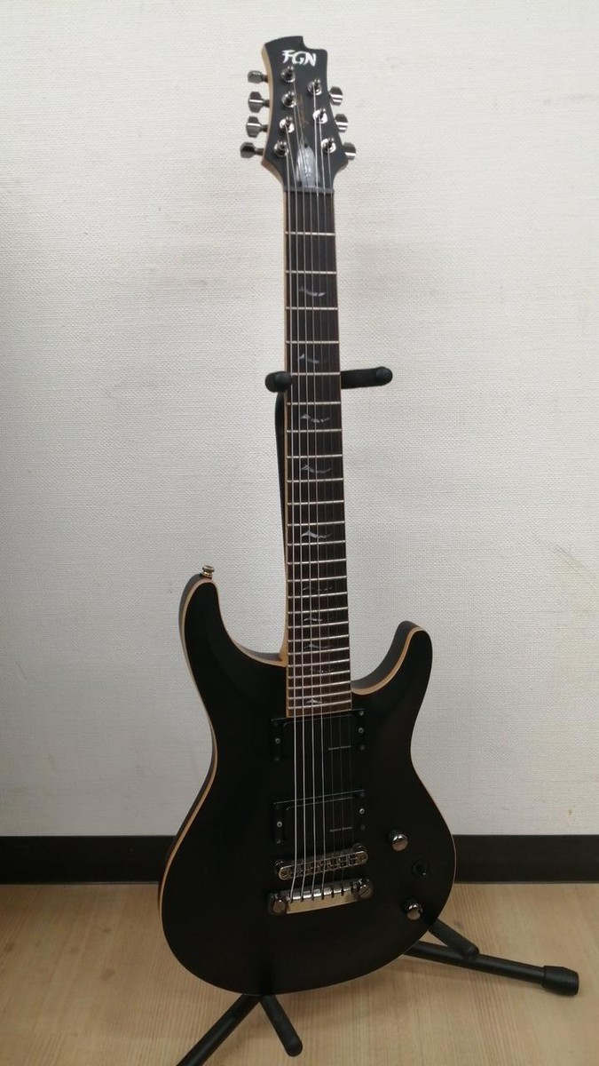 Photo  Genic  エレキギター 黒 FUJIGEN EEL-DE-7 MBK Electric Guitar | eBay