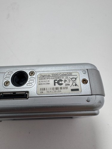 Cámara Samsung Digimax S500/Cyber 530 PARA REPUESTOS o REPARACIÓN *LEER* - Imagen 6 de 13