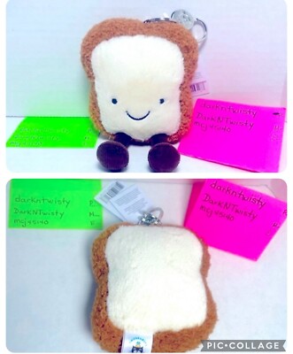 BNWT SET OF 4 JELLYCAT AMUSEABLE TOAST LARGE SMALL PLUSH, BAG, BAG