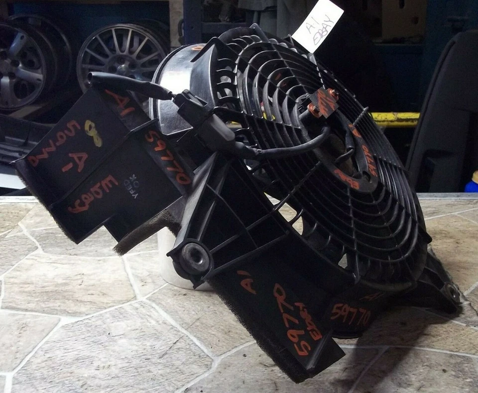 03-06 2003-2006 HYUNDAI SANTA FE ЭЛЕКТРИЧЕСКИЙ ОДИН ЧЕРНЫЙ ВЕНТИЛЯТОР ОХЛАЖДЕНИЯ В СБОРЕ OEM - Изображение 2 из 4