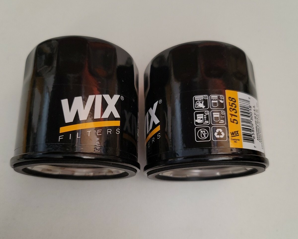 Wix Oil Filter 51358 Cross Reference Chart
