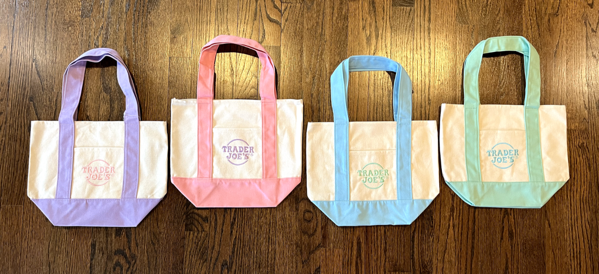 Trader Joe's Set of 4 Pastel (Pink, Lavender, Blue, Green) Mini