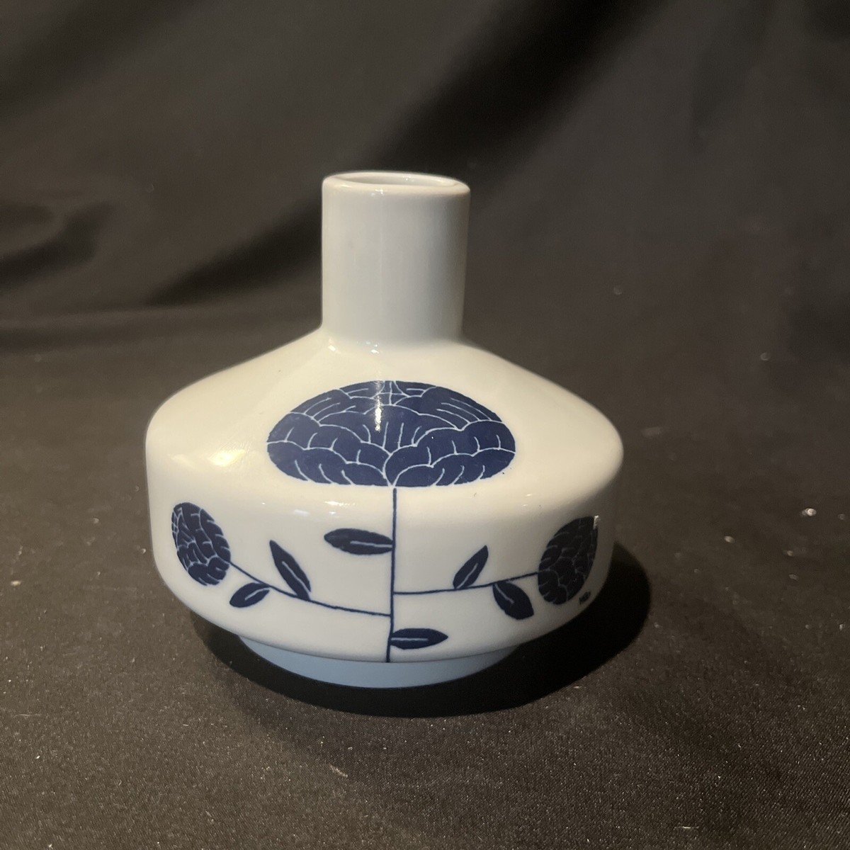 ☆韓国の人気☆【YEOMIM】☆medium vase ba.g☆ Kyungran Yeo Korean Ceramic Minhwa Design Small Bud Vase 4x4