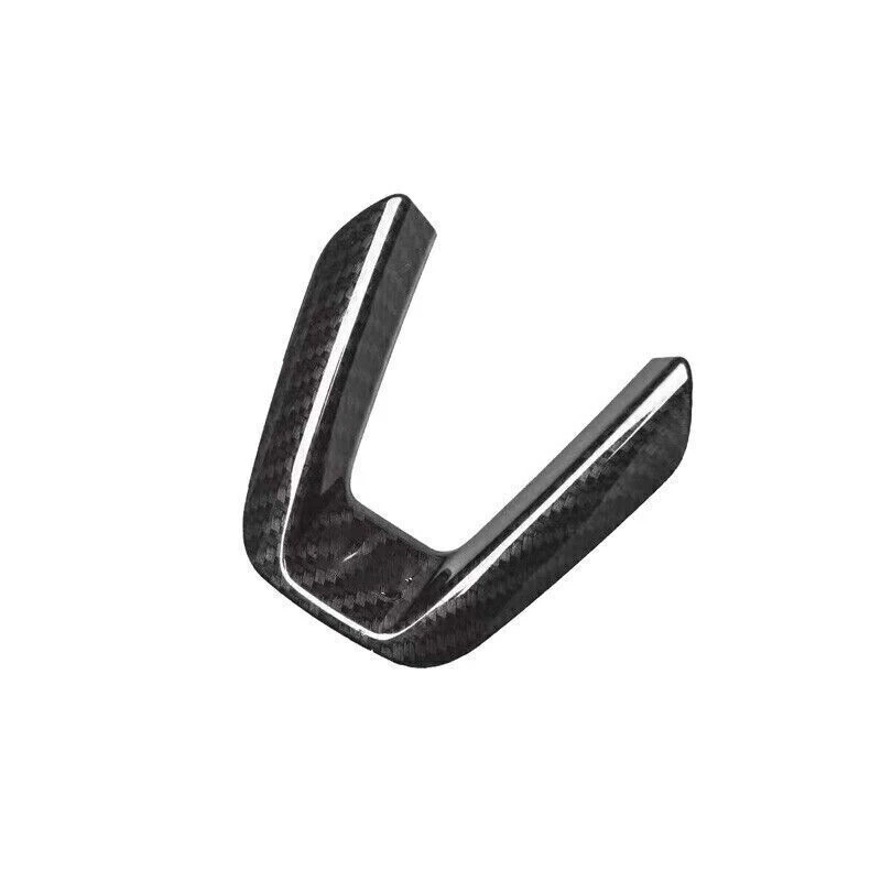 Cubierta de embellecedor de panel tipo U para volante de fibra de carbono para Mazda 6 Atenza 2018-2019 Foto 2 de 4