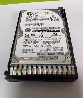 Disco Hp 146gb 6g Sas 15k 2.5 Dp G8 G9 652605-b21 653950-001 | Envío Gratis