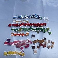 Large Lot of 139 Pieces Of Multi-Color Embroidery Floss Threads. Most Used