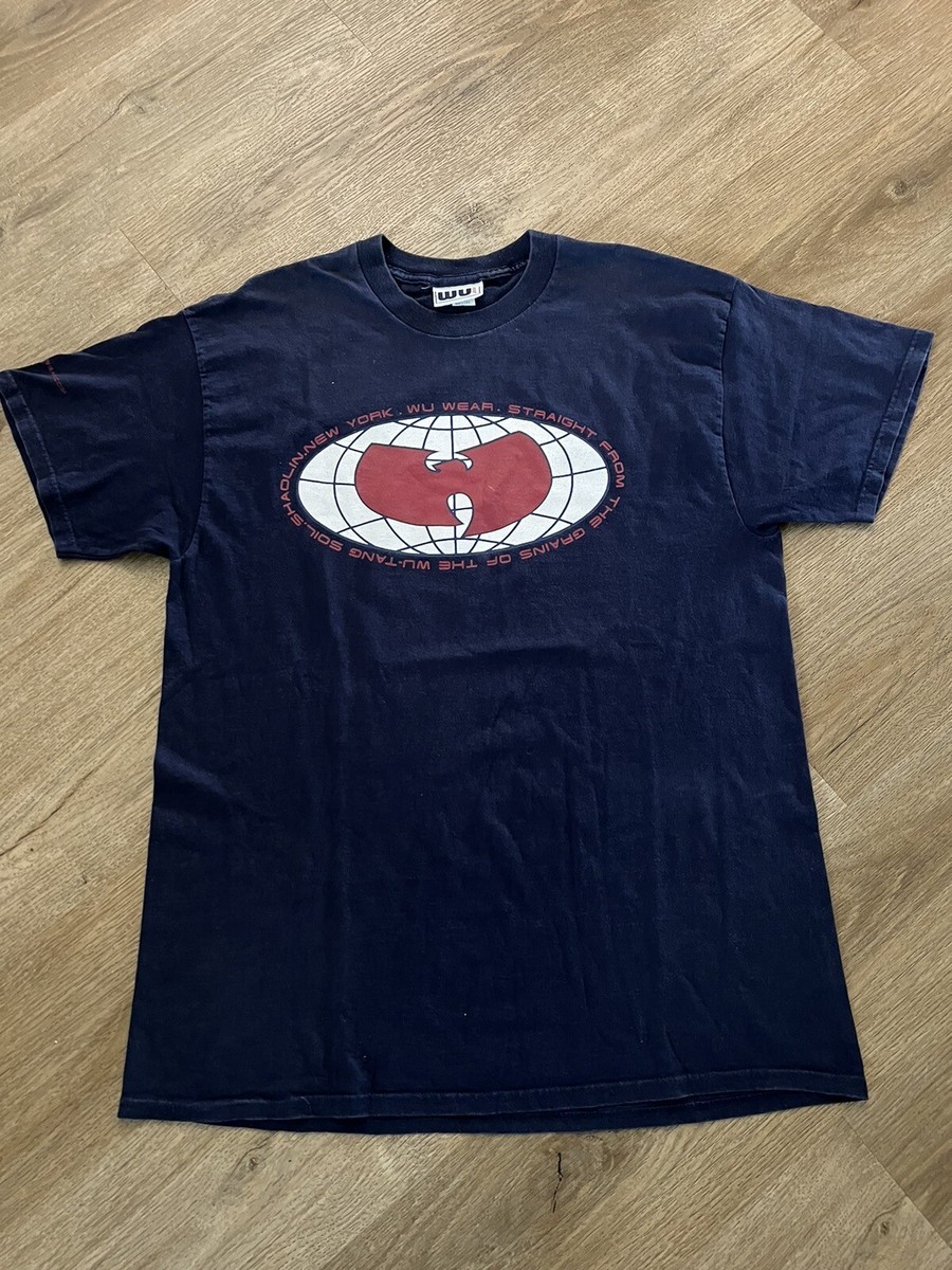トップス Wu Wear Wutang Tee Wu Wear Wutang Shirt Mens Blue Extra Large USA Short Sleeve