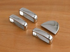 New 1 1/2" 38mm Belt Keepers 50bc , or Keeper Tip Set, Shinny silver Color.