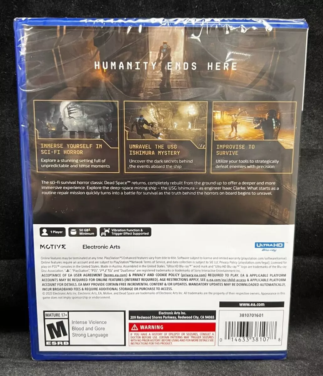 CUSTOM REPLACEMENT CASE NO DISC Dead Space Remake PS5 SEE DESCRIPTION