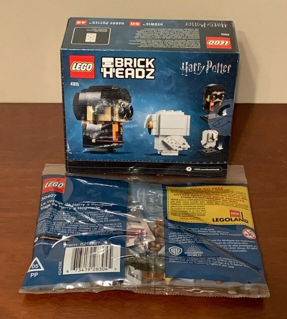 lego brickheadz 180 piece harry potter & hedwig building kit