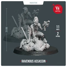 Artel W Ravenous Assassin 28mm Miniature Imperial Assassin