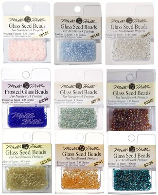 Mill Hill Seed Beads, cross stitch, needlework - YOU CHOOSE, 35 colors