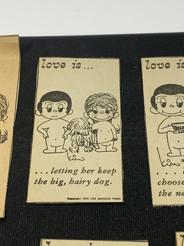 15 Love is... di Kim Casali - Clip Giornale Originali per Occasioni Speciali anni 70 - Foto 4 di 18