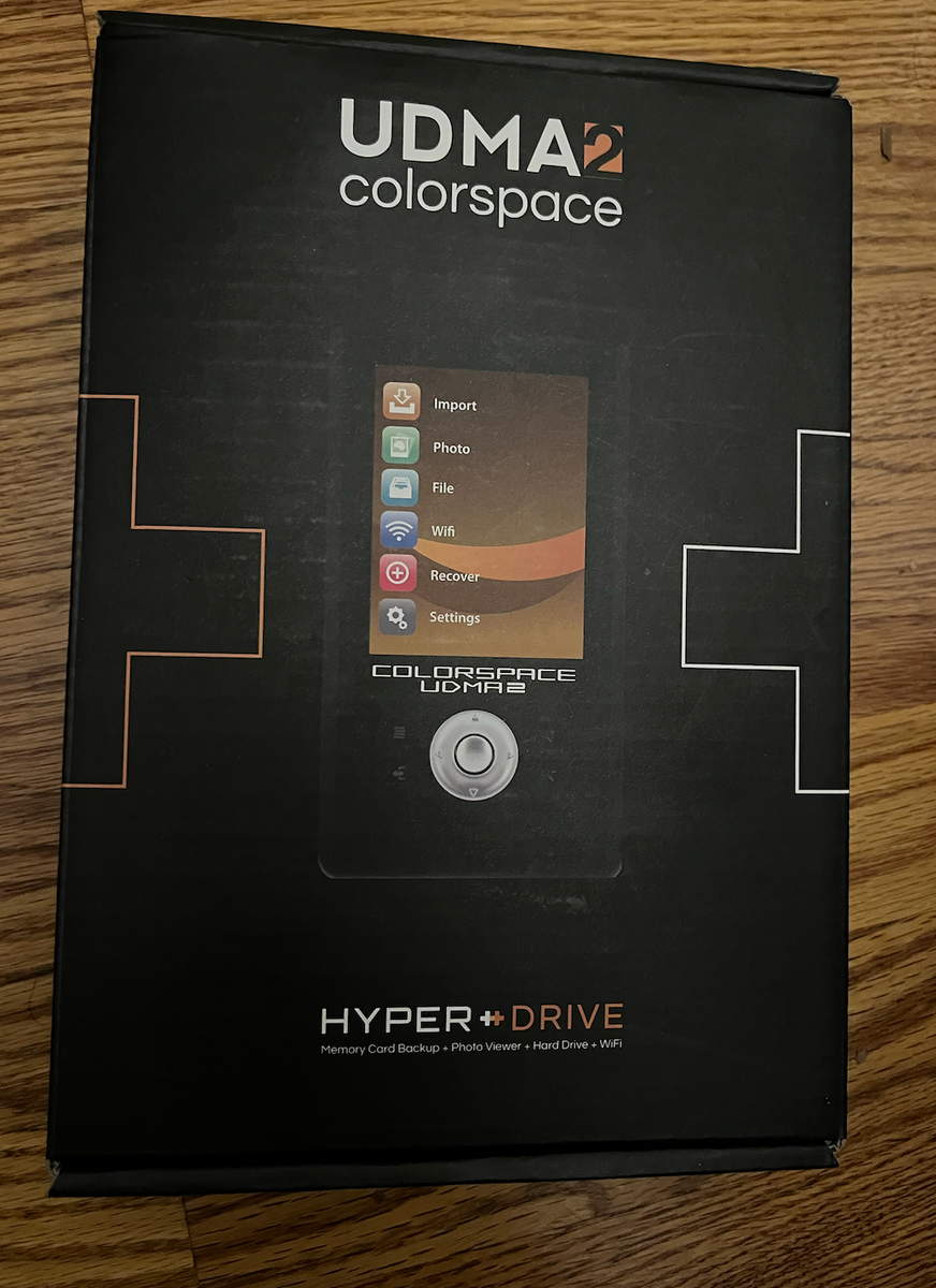 HyperDrive ColorSpace Udma2 memory card backup and photo viewer | eBay