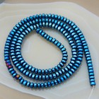 Hematite Gemstone Rondelle Spacer Beads 16" 3mm 4mm 6mm 8mm 10mm
