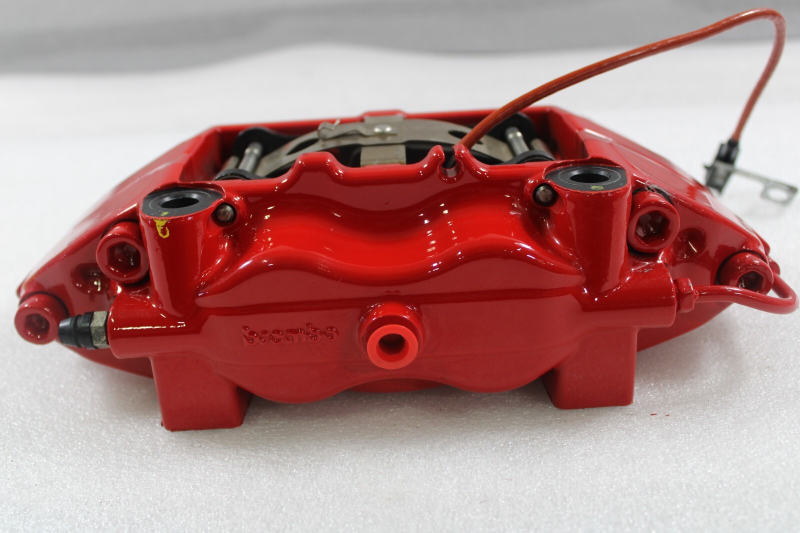 Ferrari 599, 612, LH, Left, Rear CCM Brake Caliper, Red, Used, P/N 219250