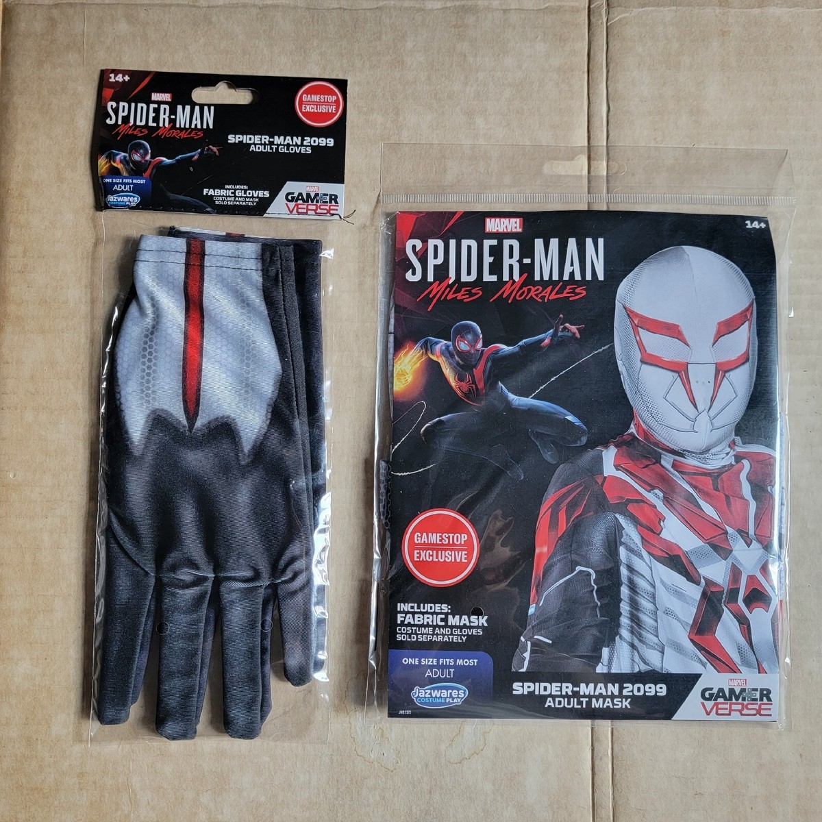 【MARVEL】新品スパイダーマン2099 SPIDER-MAN マスクコスプレ Marvel 2099 Spider-Man Helmet Glass Fiber Non 3D Printing
