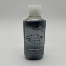 BATH  BODY WORKS 10oz Shower Gel - Frosted Coconut Snowball - Aloe  Vitamin E