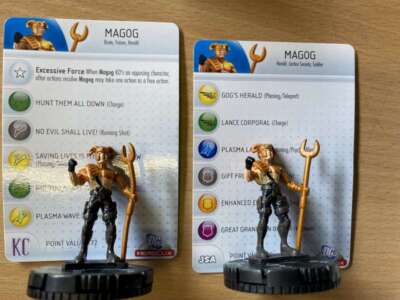 Magog #019 Superman DC Heroclix plus Magog 37 (2 Figuren)