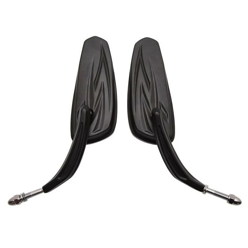 Espejos retrovisores laterales negros especiales para motocicleta Harley Davidson Street Glide Foto 3 de 4