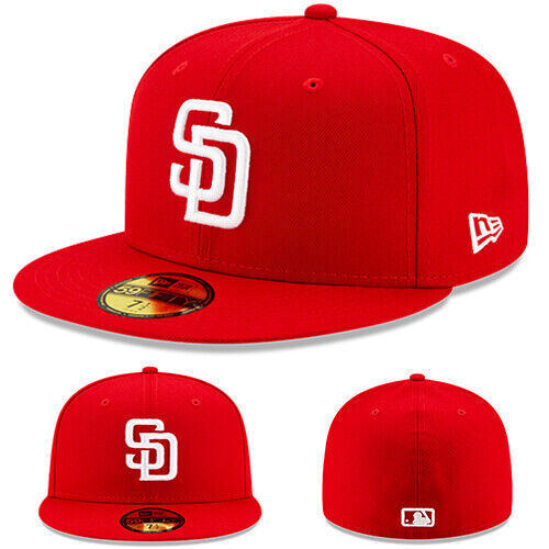 new era サイプレス上野　San Diego Padres New Era 59Fifty San Diego Padres EST69 Fitted Hat Scarlet