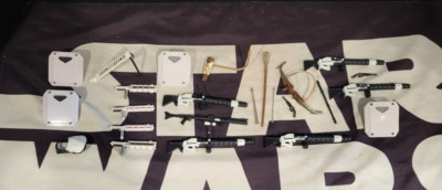 24 Weapons Accessories LOT Black Series 6'' STAR WARS LOOSE Complete