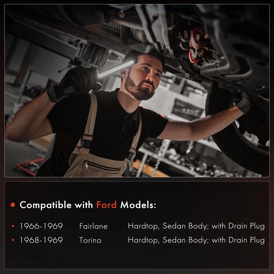 Tanque de combustible con tapón de drenaje para Ford Fairlane 1966-1969 Torino 1968-1969 V8 4,7 L Foto 2 de 4