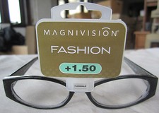 MAGNIVISION Fashion READING GLASSES NEW W/ Tag 1.50 1012077-150