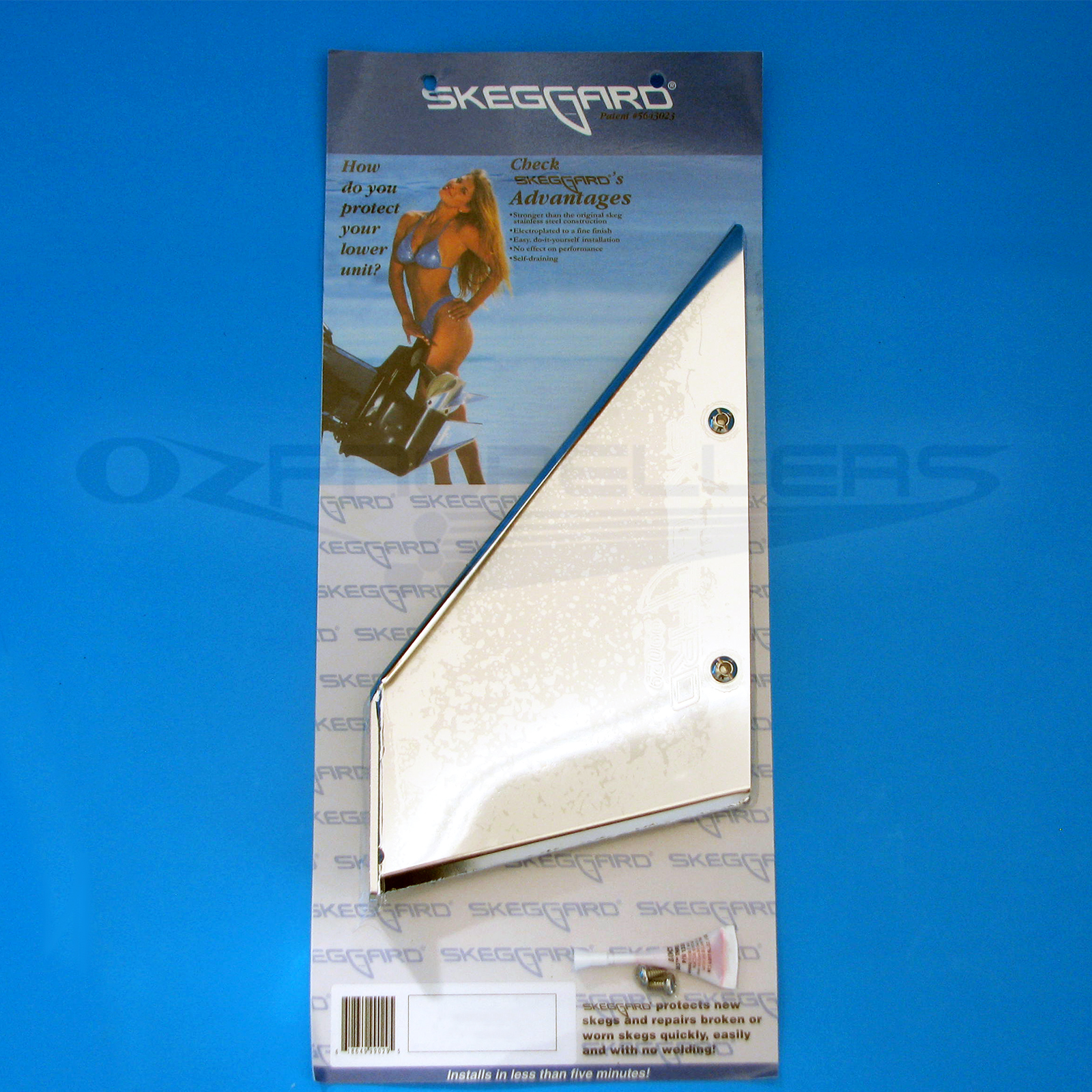 JOHNSON/EVINRUDE 150200HP ETEC (20" Shaft) Skeg Guard, Skeg Protector