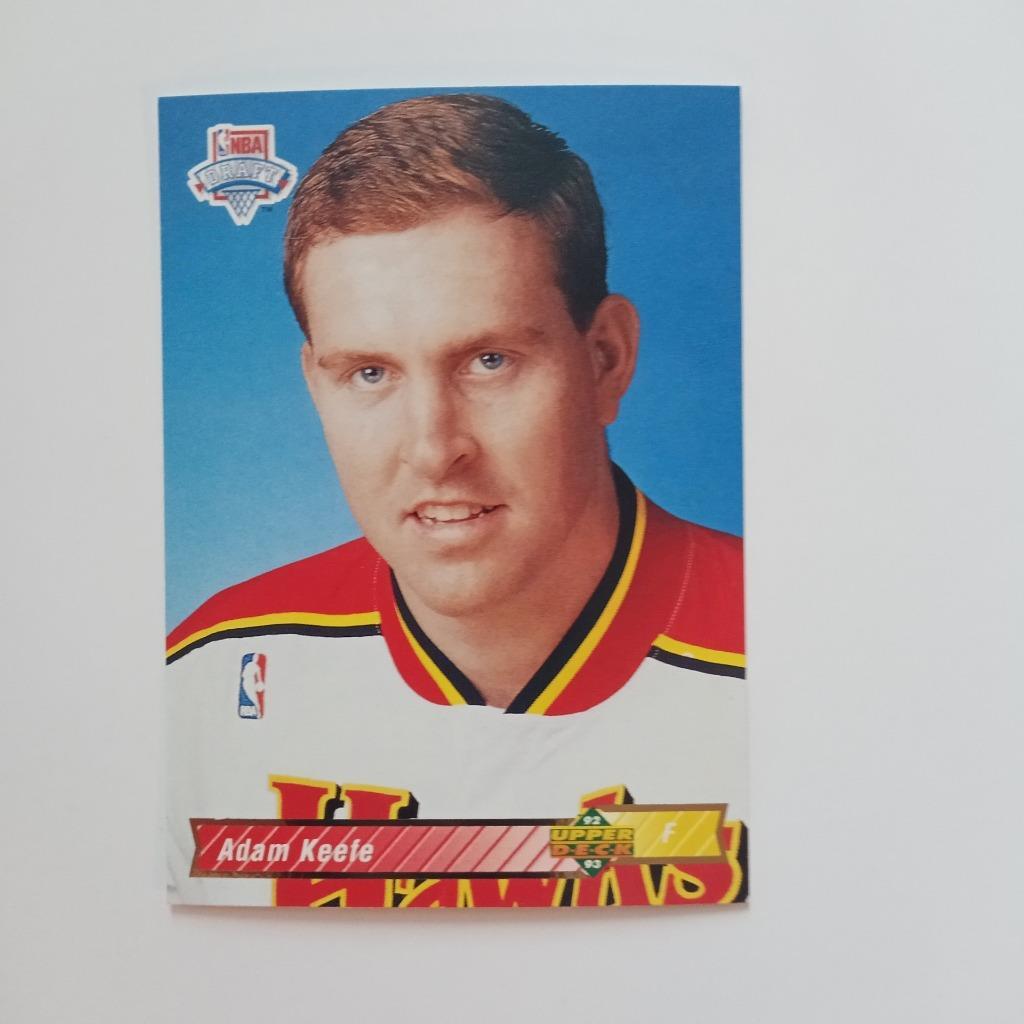 1992-93 Upper Deck #6 ADAM KEEFE RC Atlanta Hawks