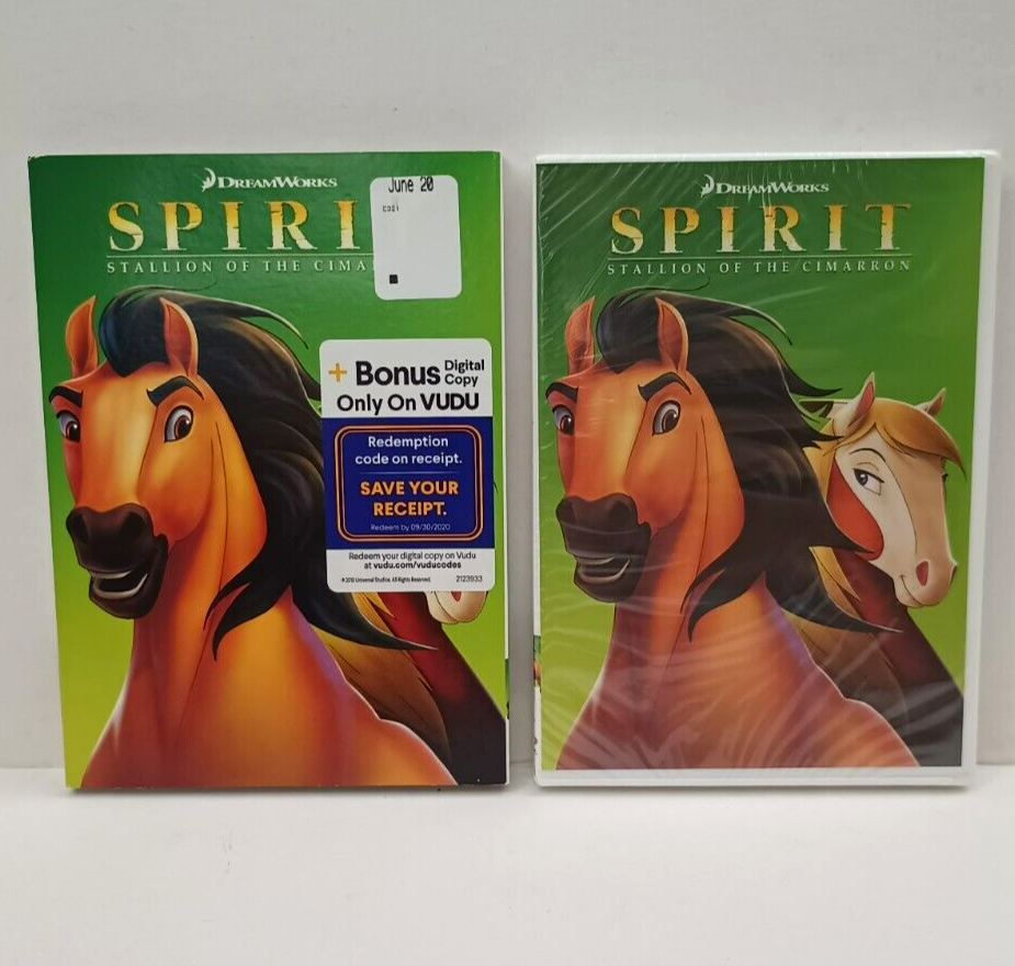 Spirit - Stallion of The Cimarron DVD With Slipcover for