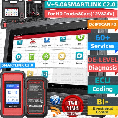 2025 LAUNCH X431 V+ 5.0 PRO3S+ PRO Elite Diagnostic Tool KEY Coding TPMS Scanner
