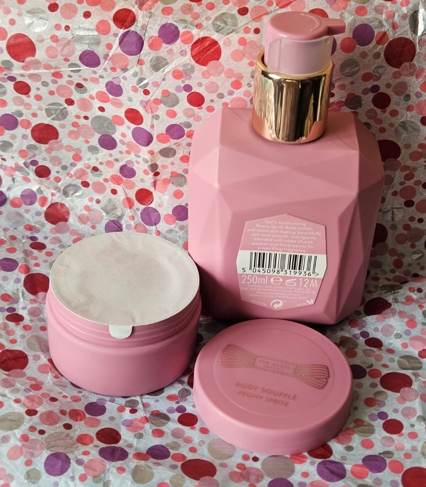 Ted Baker Peony Spritz Body Lotion 250ml & Body Souffle 50ml Brand