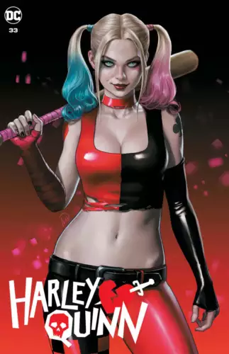 HARLEY QUINN #33 (IVAN TALAVERA EXCLUSIVE TRADE VARIANT)(2023) COMIC BOOK ~ DC