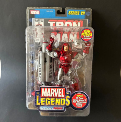 Marvel Legends Serie VII IRON MAN Silver Centurion Figur 16cm Toy Biz