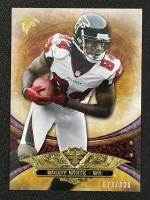 2013 Topps Triple Threads #10 Roddy White #/99 Gold Parallel Atlanta Falcons